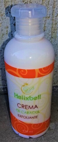 crema exfoliante con baba caracol