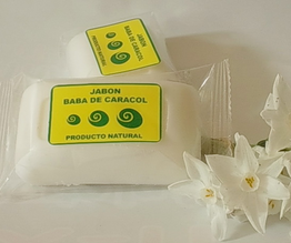 jabón tocador con baba caracol
